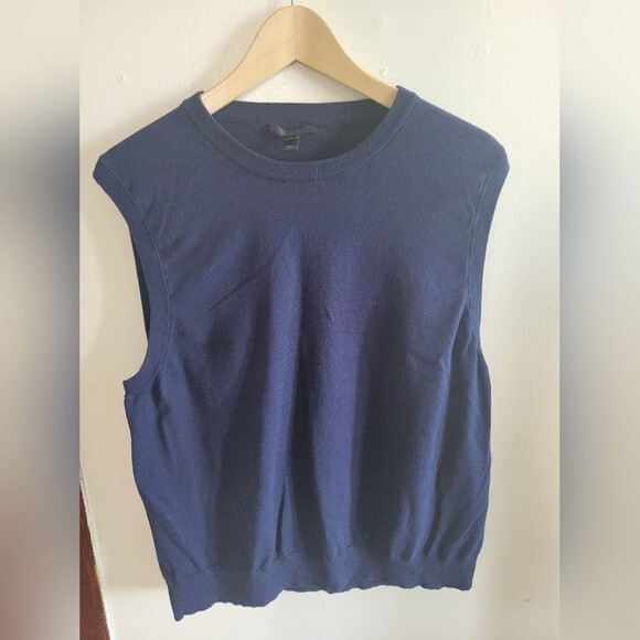 J. Crew Men Vest Navy Blue Size 3X - Picture 1 of 7